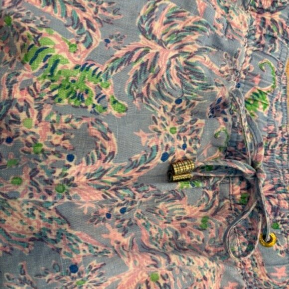 Lilly Pulitzer Linen Pants Size Medium - Picture 4 of 5